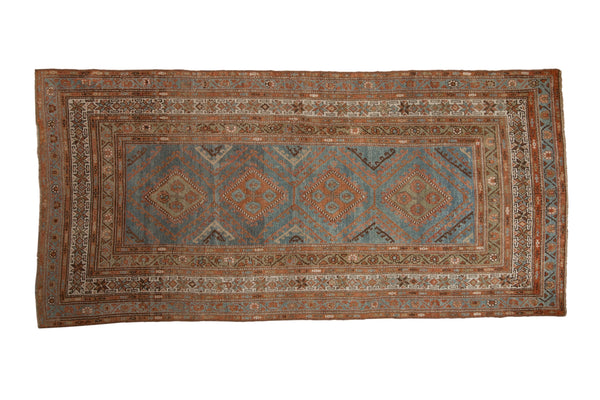 4.5x9 Vintage Distressed Malayer Rug Runner // ONH Item ee0053101