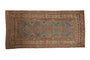 4.5x9 Vintage Distressed Malayer Rug Runner // ONH Item ee0053101