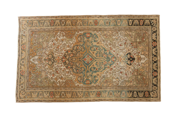 4x7 Vintage Distressed Sarouk Rug // ONH Item ee0053131
