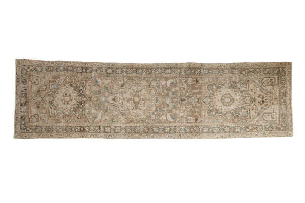 3x10 Vintage Distressed Karaja Rug Runner // ONH Item ee0053181