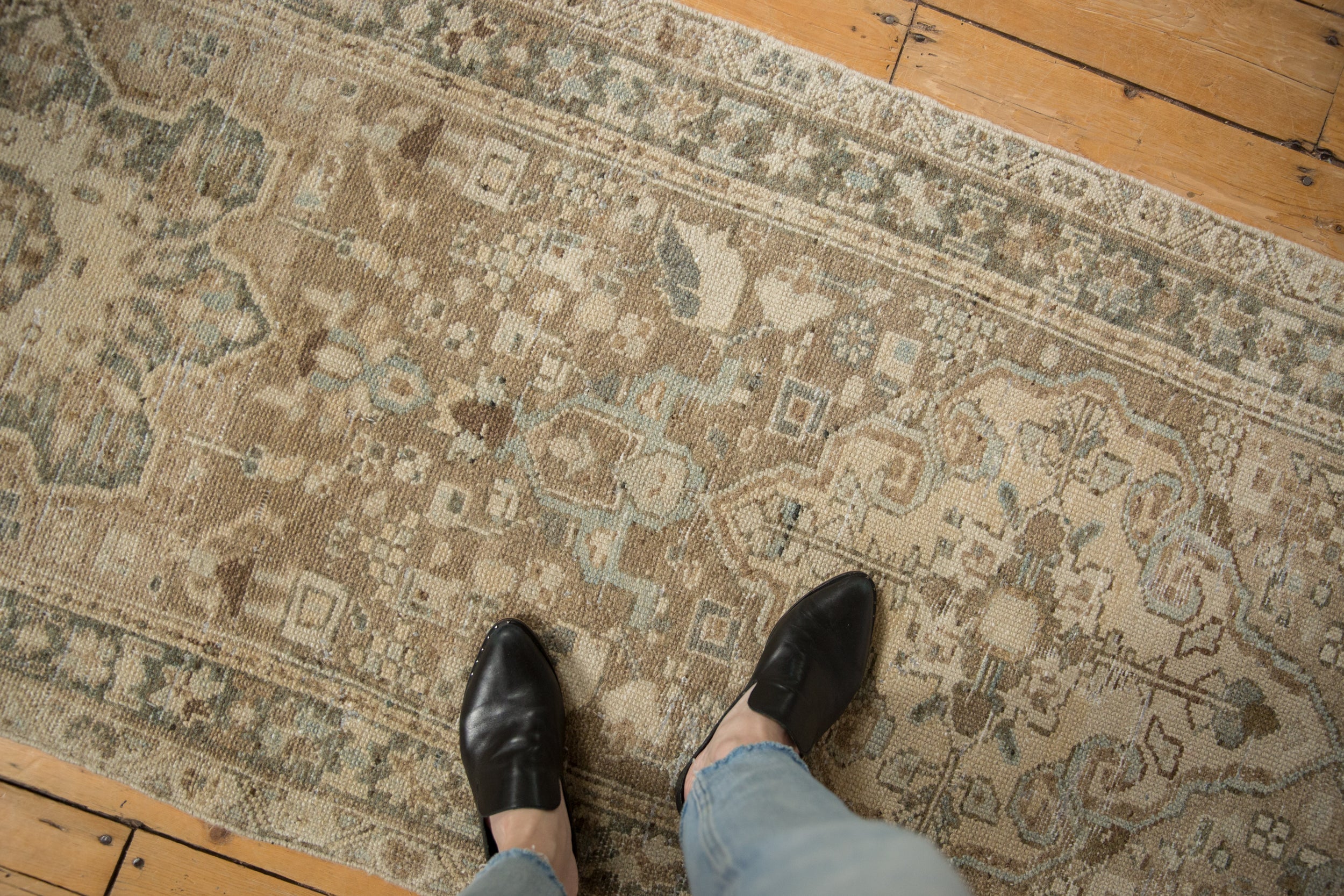 3x10 Vintage Distressed Karaja Rug Runner // ONH Item ee005318, Image 1