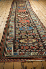 3.5x12.5 Vintage Kurdish Rug Runner // ONH Item ee005322, Image 6