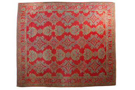 11.5x13.5 Vintage Oushak Carpet // ONH Item ee0053341