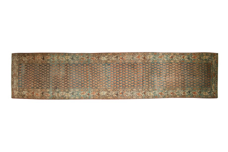 3.5x16.5 Vintage Distressed Serbend Rug Runner // ONH Item ee0053361