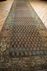 3.5x16.5 Vintage Distressed Serbend Rug Runner // ONH Item ee005336, Image 8
