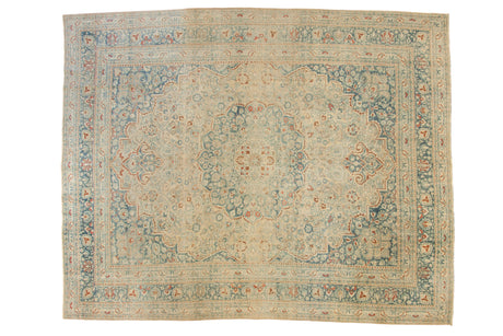 10x13 Vintage Distressed Meshed Carpet // ONH Item ee0053391