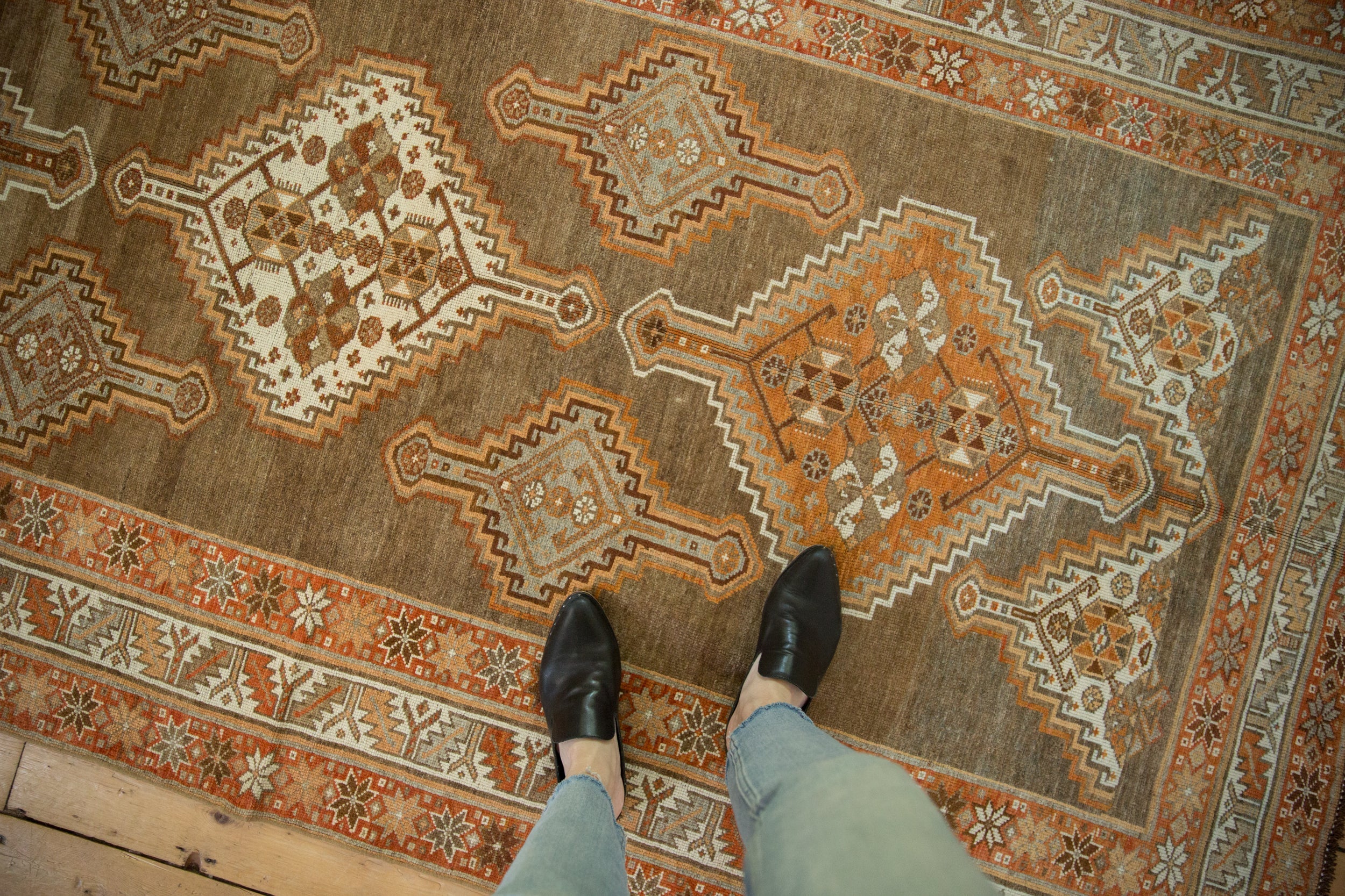 4.5x8.5 Vintage Distressed Kurd Rug // ONH Item ee005340, Image 1