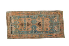4.5x9 Vintage Distressed Bijar Rug Runner // ONH Item ee0053411