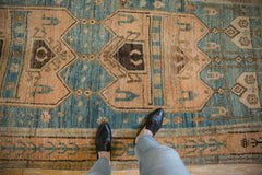 4.5x9 Vintage Distressed Bijar Rug Runner // ONH Item ee005341, Image 1