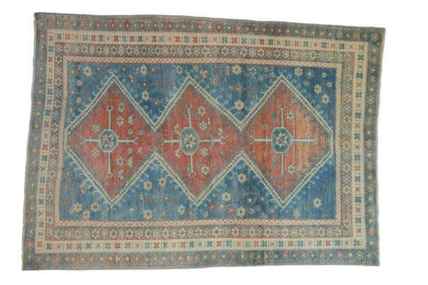 5x6.5 Vintage Distressed Caucasian Rug // ONH Item ee0053441