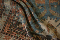 4.5x10.5 Antique Fine Distressed Mehreban Rug Runner // ONH Item ee005347, Image 14