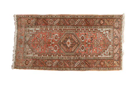 3x5.5 Vintage Distressed Heriz Rug // ONH Item ee0053501