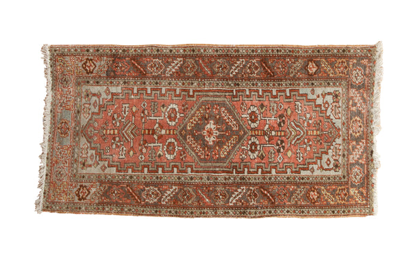3x5.5 Vintage Distressed Heriz Rug // ONH Item ee0053501