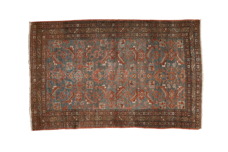 4x6.5 Vintage Distressed Malayer Rug // ONH Item ee0053511