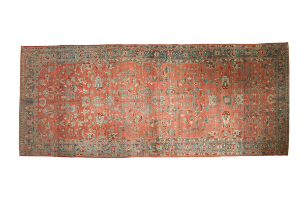 7x17 Vintage Distressed Bibikabad Carpet // ONH Item ee0053521