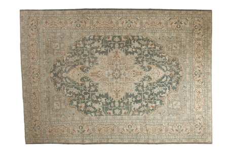 7x10.5 Vintage Distressed Tabriz Carpet // ONH Item ee0053601