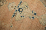 Even wear across the knot heads of a distressed vintage Persian Hamadan rug.