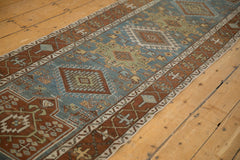 3x14.5 Vintage Distressed Karaja Rug Runner // ONH Item ee005368, Image 4