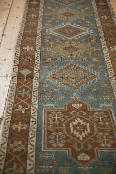 3x14.5 Vintage Distressed Karaja Rug Runner // ONH Item ee005368, Image 8