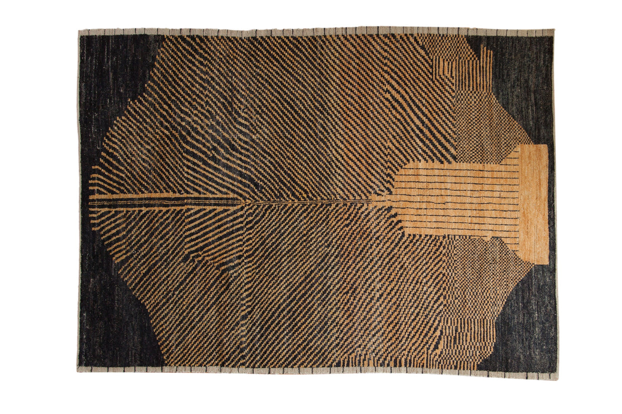 7x9.5 Afghani Moroccan Design Carpet // ONH Item ee0053721