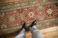 3x11 Antique Distressed Caucasian Rug Runner // ONH Item ee005376, Image 1