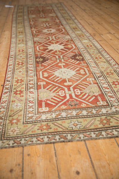 3x11 Antique Distressed Caucasian Rug Runner // ONH Item ee005376, Image 3