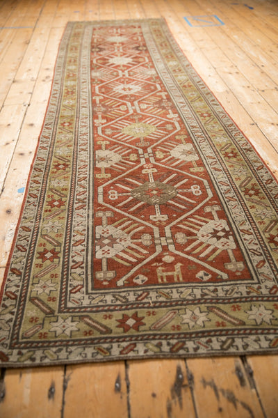 3x11 Antique Distressed Caucasian Rug Runner // ONH Item ee005376, Image 5