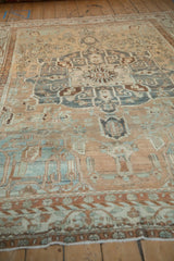 7x9.5 Vintage Distressed Baktiari Carpet // ONH Item ee005381, Image 3