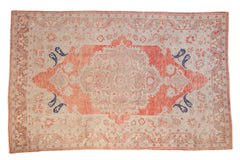 7.5x11.5 Vintage Distressed Oushak Carpet // ONH Item ee0053821