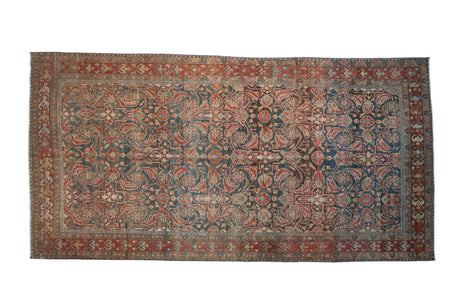 5x10 Vintage Distressed Hamadan Rug Runner // ONH Item ee0053841