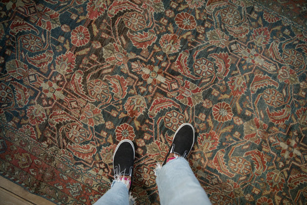 5x10 Vintage Distressed Hamadan Rug Runner // ONH Item ee005384, Image 1