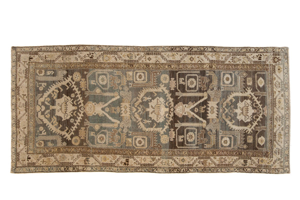 3.5x8.5 Vintage Distressed Hamadan Rug Runner // ONH Item ee0053861