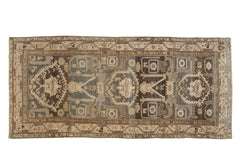 3.5x8.5 Vintage Distressed Hamadan Rug Runner // ONH Item ee0053861