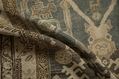 3.5x8.5 Vintage Distressed Hamadan Rug Runner // ONH Item ee005386, Image 10