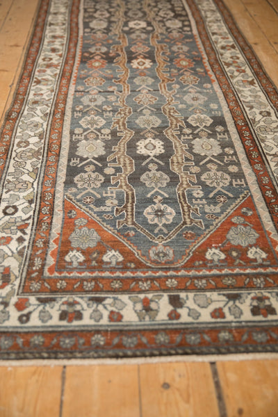 3.5x10.5 Vintage Distressed Hamadan Rug Runner // ONH Item ee005387, Image 3