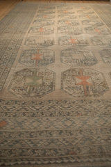 8.5x13.5 Vintage Distressed Ersari Carpet // ONH Item ee005389, Image 8