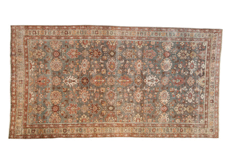 5x10 Vintage Distressed Mahal Rug Runner // ONH Item ee0053921