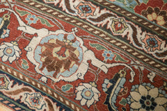 7x10.5 Vintage Fine Distressed Veramin Carpet // ONH Item ee005393, Image 6