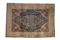 9.5x13.5 Vintage Tea Washed Kerman Carpet // ONH Item ee0053961