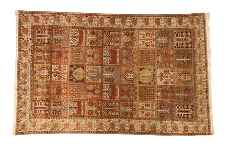 6.5x10.5 Vintage Distressed Bakhtiari Carpet // ONH Item ee0053991