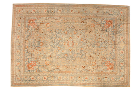 8x11.5 Vintage Distressed Tabriz Carpet // ONH Item ee0054111