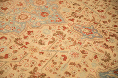 11.5x13 Vintage Distressed Tabriz Square Carpet // ONH Item ee005412, Image 4