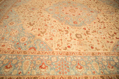 11.5x13 Vintage Distressed Tabriz Square Carpet // ONH Item ee005412, Image 6