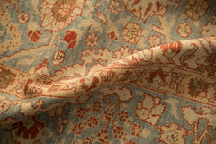 11.5x13 Vintage Distressed Tabriz Square Carpet // ONH Item ee005412, Image 9