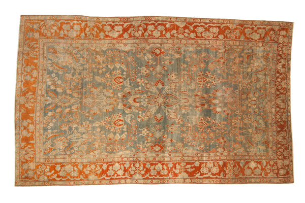 8x13.5 Antique Distressed Sarouk Carpet