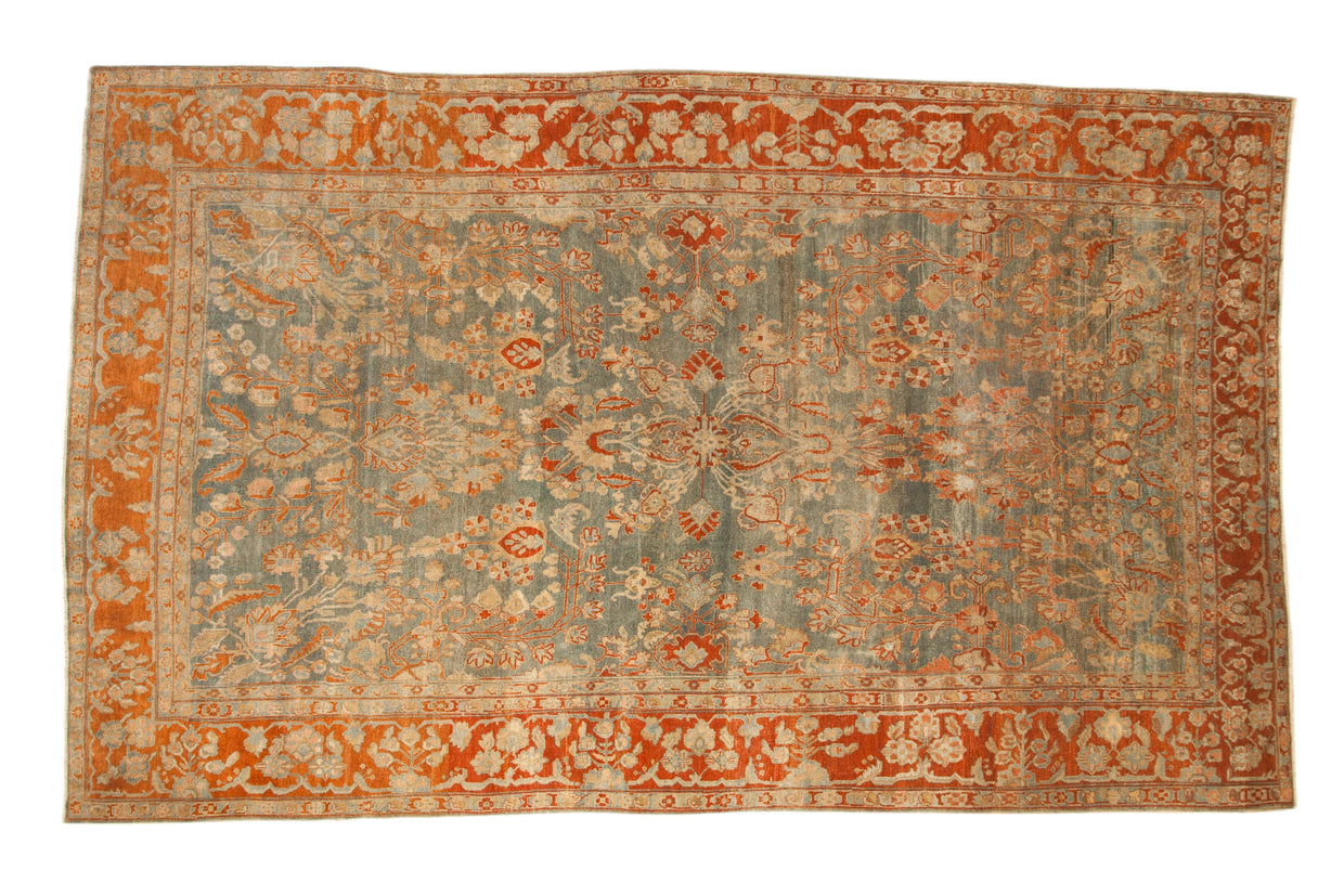 8x13.5 Antique Distressed Sarouk Carpet // ONH Item ee0054151