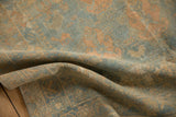 Close view of a vintage Afshar rug showing mostly even wear across the low pile.