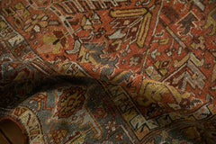 7x8 Vintage Distressed Mehrivan Square Carpet // ONH Item ee005425, Image 9