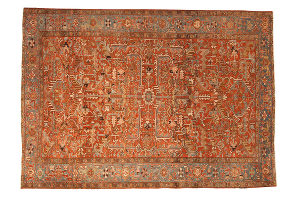 8x11 Vintage Heriz Carpet