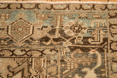 7x7.5 Vintage Distressed Heriz Square Carpet // ONH Item ee005427, Image 2